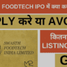 Swasth Foodtech India IPO